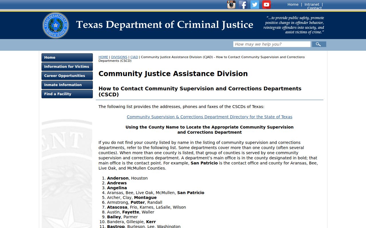 Benavides criminal record route through community supervision